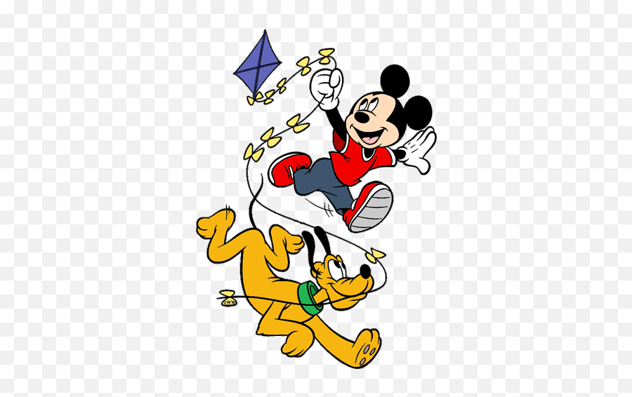 Mickey Mouse Pictures Disney - Disney Characters Flying Kites Emoji,Kite Emoji