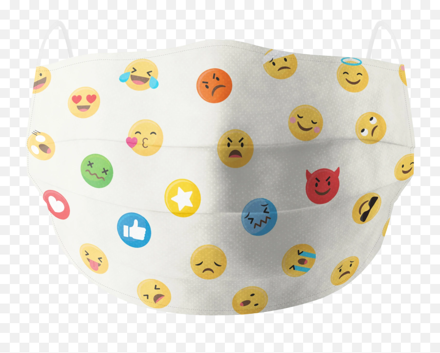 Emojis Cotton Face Mask Free Size Unisex U2013 Soxytoes - Mask Emoji,Emoji Sweat Suits