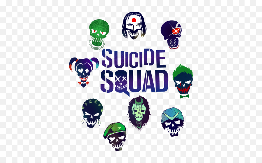 Tricouri Si Bluze Cu Suicide Squad Emojis - Harley Quinn Suicide Squad Lettering,Squad Emoji