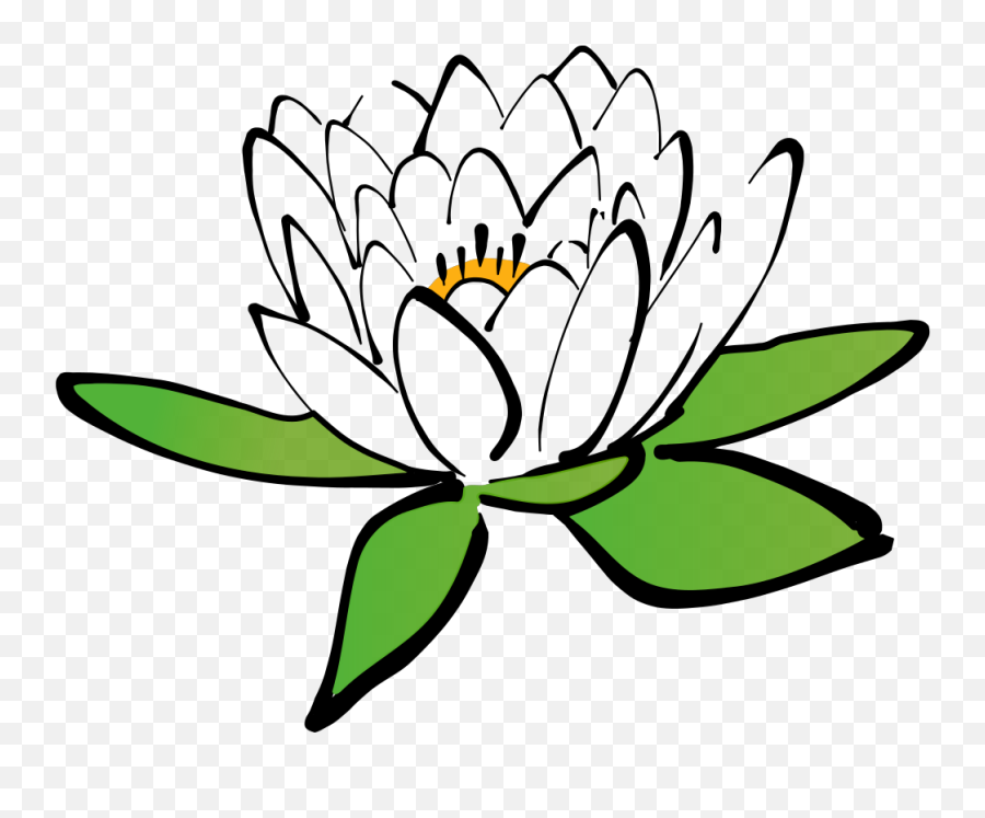 Blue Lotus Flower Picture Png Svg Clip Art For Web - Outline Vector Flower Lotus Emoji,Lotus Flower Emoji