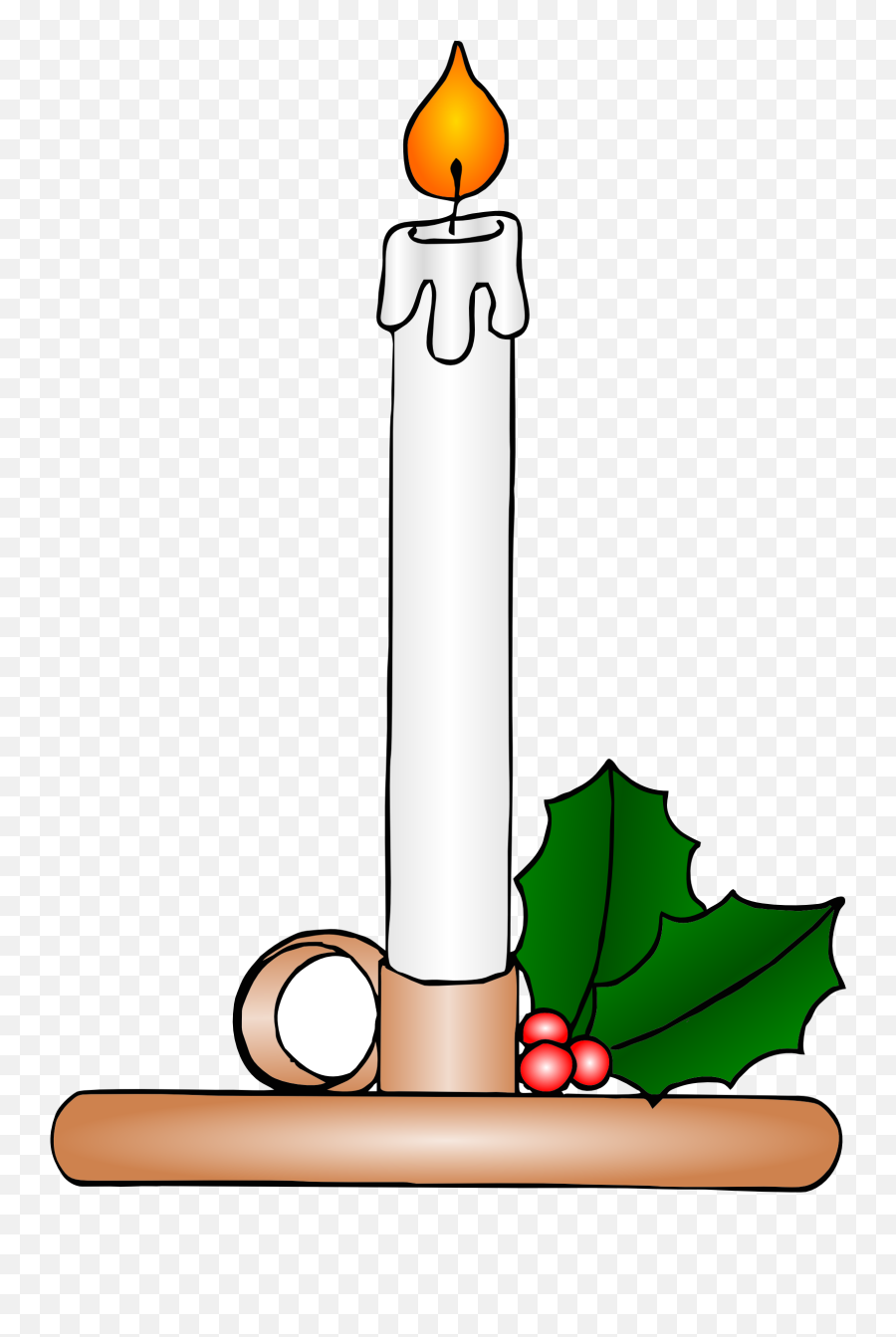 Candle Vector Clipart 2 - Clipartix Christmas Candle Clipart Emoji,Emoji Candle