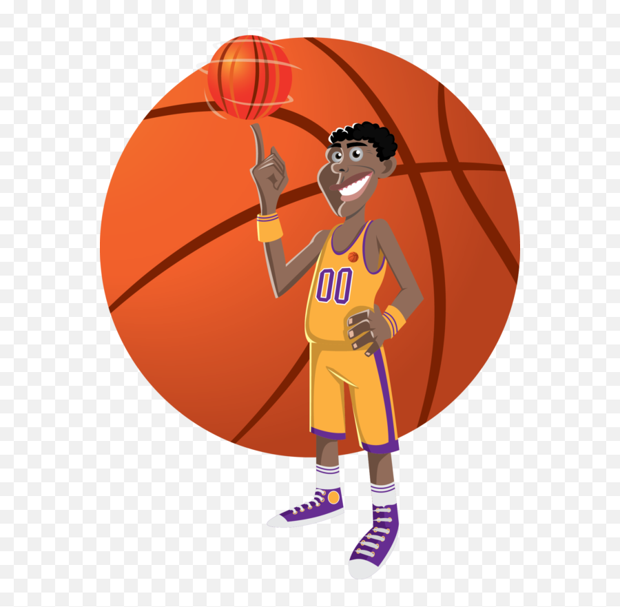 Clipart Snowman Basketball Transparent - Animated Basketball Image For Background Emoji,Basketball Emoji Png