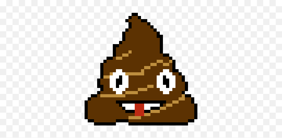 Poop Emoji Pixel Art - Poop Emoji Pixel Art Grid,Leprechaun Emoji Copy And Paste