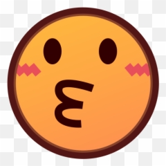 Kissing Face Emoji For Facebook Email Sms -