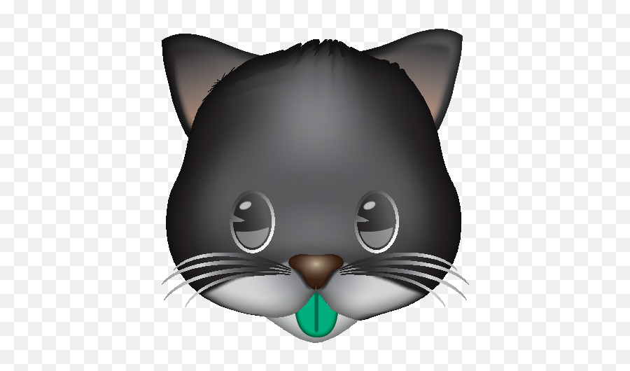 Emoji - Domestic Cat,Black Cat Emoji