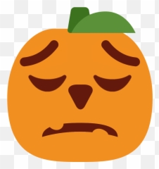 Pensivepumpkin - Discord Pumpkin Emoji,Pensive Emoji