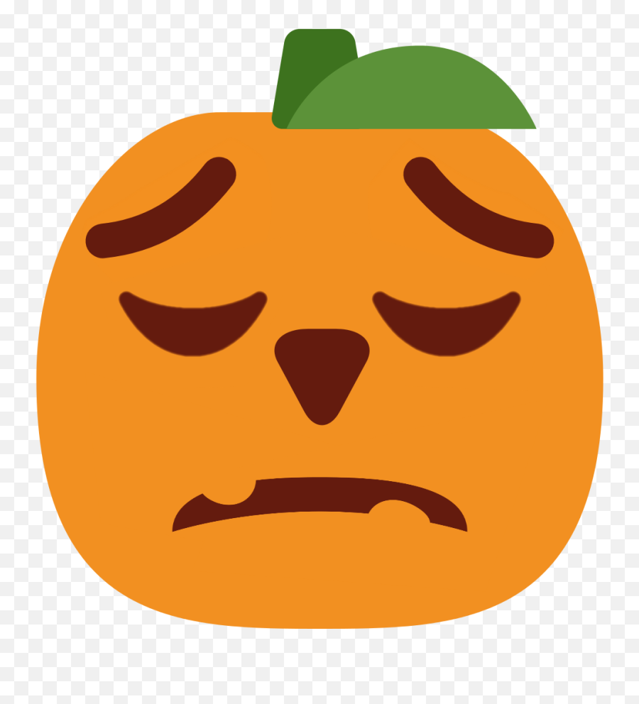 Pensivepumpkin - Discord Pumpkin Emoji,Pensive Emoji