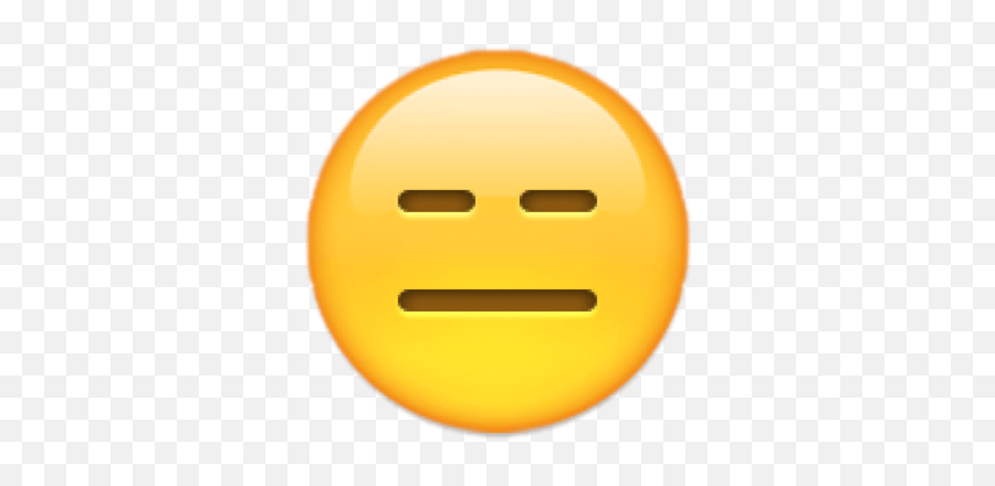 Emoji - Straight Face Emoji Clipart,77 Emoticon Significado