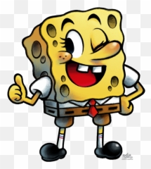 Spongebob Squarepants - Mario And Luigi Art Emoji,Facebook Rainbow Emoticon