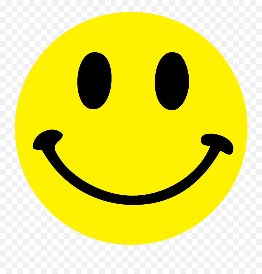 Yellow Smiley Face Sticker - Transparent Happy Face Sticker Emoji,Sticker Emoticon