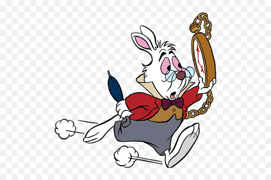 White Rabbit Clip Art Images Disney - Disney Alice In Wonderland White Rabbit Emoji,White Rabbit Emoji