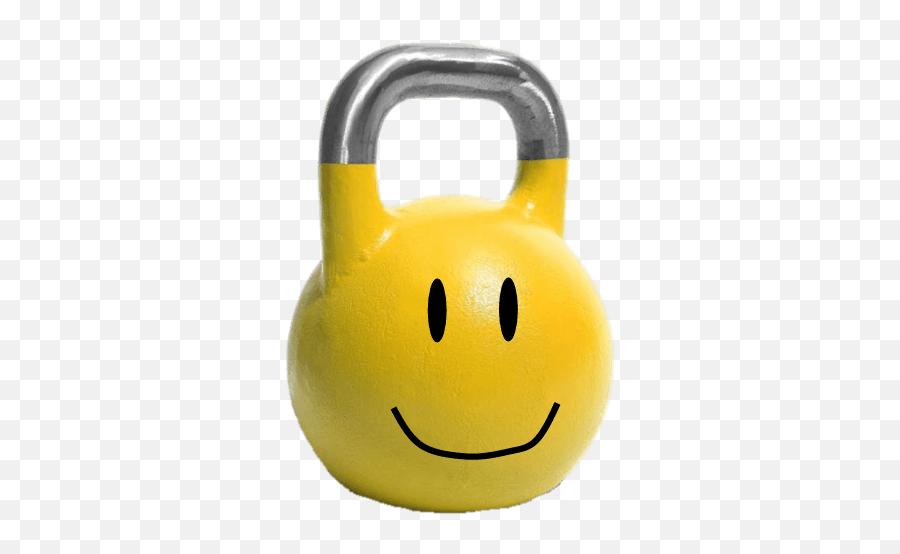 Smiley Kettlebell Transparent Png - Kettle Bell Transparent Emoji,Exercise Emoticon