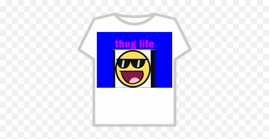 Thug Life - Trash T Shirt Roblox Emoji,Thug Life Emoticon