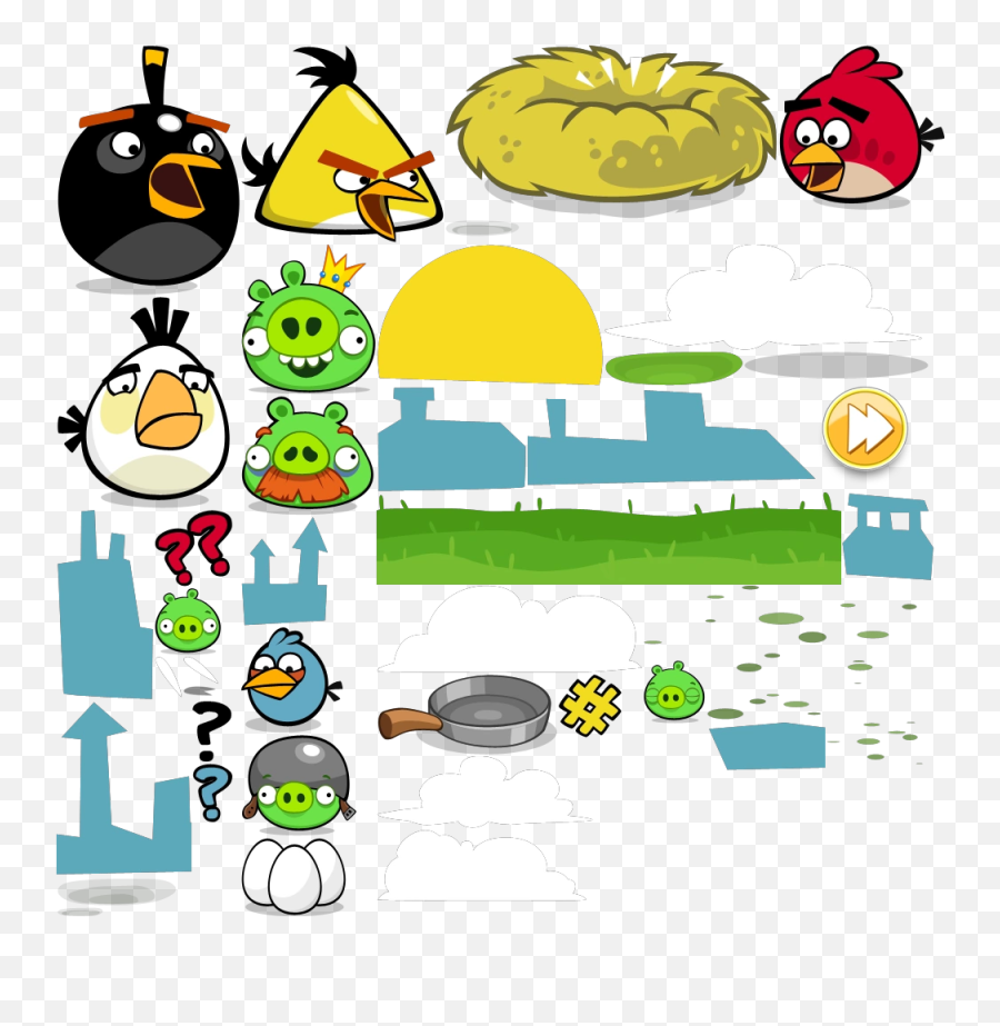 Blockers Scenes - Angry Birds Sprites Emoji,Yas Queen Emoji