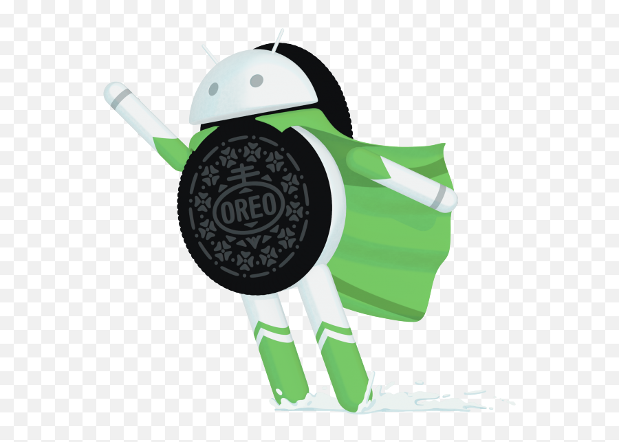 Android 80 Oreo Places Emphasis On Speed Security And - Logo Android Oreo Png Emoji,No Cap Emoji