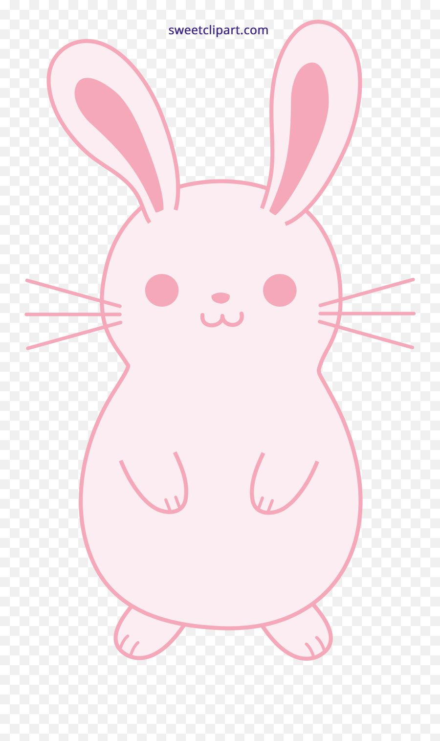 Faces Clipart Easter Bunny Faces Easter Bunny Transparent - Pink Bunny Clip Art Emoji,Easter Bunny Emoticon