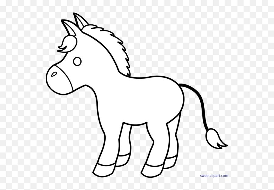 La Author At Sweet Clip Art - Page 24 Of 30 Horse Cartoon Black And White Emoji,Donkey Emoticons