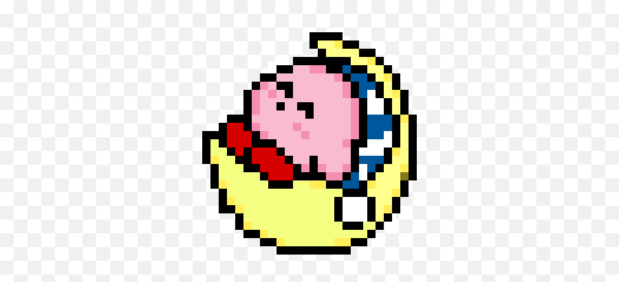 Baklajans Likes - Kirby Perler Bead Pattern Emoji,Pole Dancing Emoticon