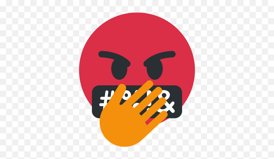 Emoji Remix On Twitter Symbols Over Mouth Hand - Dot,Hand Emoji