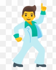 Man Dancing Emoji - Emoji Victory Dance,Trophy Emoji