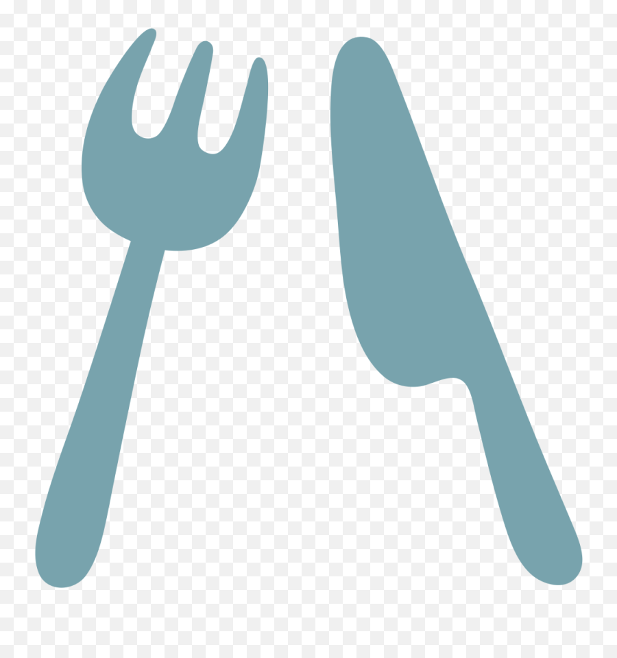 Emoji U1f374 - Spoon And Fork In Emoji,Spoon Emoji
