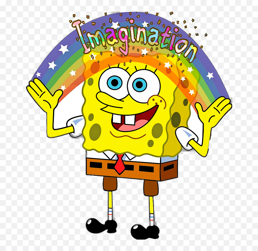 Scwords Words Spongebob Imagination - Spongebob Stickers For Snap Emoji,Spongebob Emoji