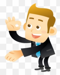 Exasperated Clipart - Png Download Full Size Business Man Analysis Vector Emoji