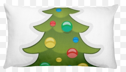 Download Emoji Bed Pillow - Portable Network Graphics,Christmas Tree Emoji Png