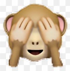 affe monkey affen monkeys noeyes aaah emoji - Monkey Shy Emoji