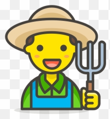 137 - Farmer Icon Png Emoji,Sun Emoji