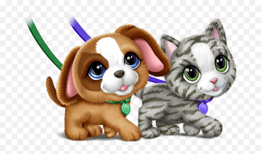 Furreal Friends Pets Toys Videos - Hasbro Dumb Critters Clipart With Transparent Backgrounds Emoji,Kissing Cat Emoji