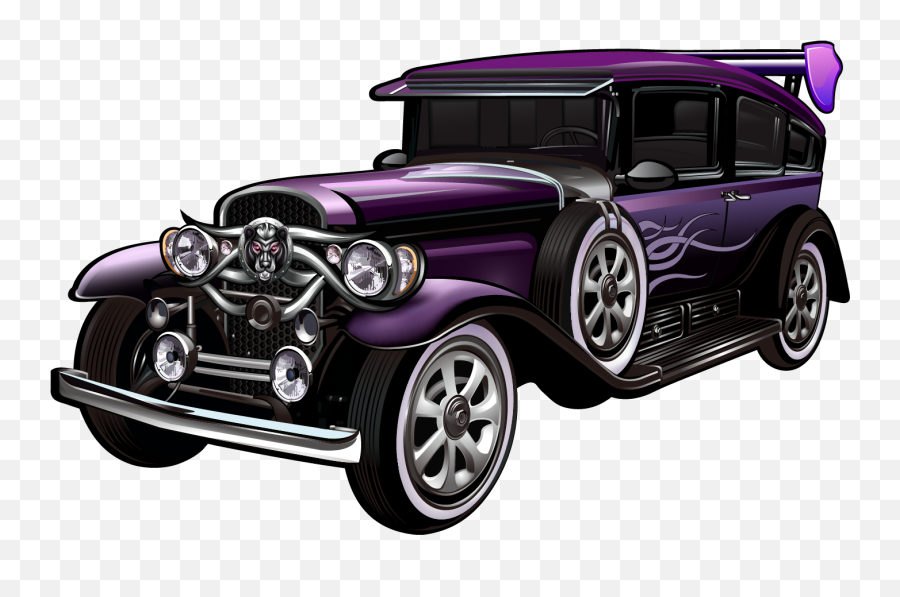 Cars Vector Gto - Vintage Car Hd Png Download Gto Png Vintage Car Vector Png Emoji,Car Crash Emoji