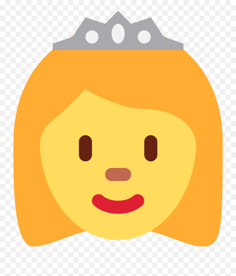 Twemoji2 1f478 - Princess Emoji Vector,Sad Face Emoji