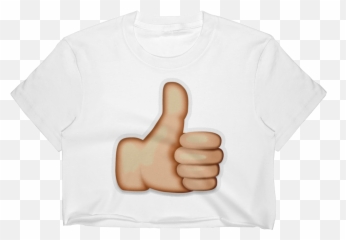 Download Emoji Crop Top T - Emoji Like Button Png,Sign Language Emoji