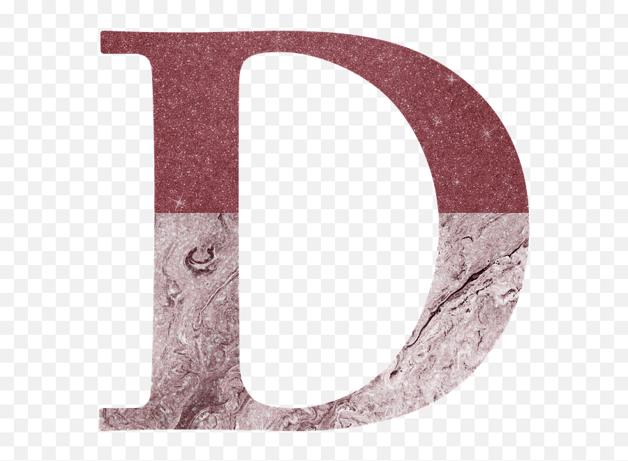 Letter D Alphabet - Rose Gold Transparent Letters Emoji,Rose Gold Emoji