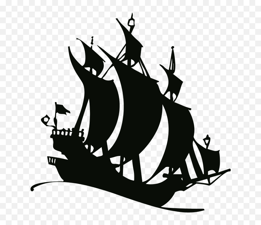 Silhouette Drawing Outline - Neverland Ship Silhouette Peter Pan Pirate Ship Art Emoji,Boat Moon Emoji