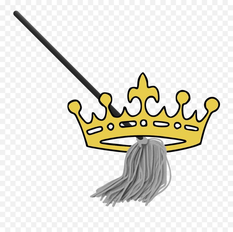 Mop With Crown - Mop Crown Emoji,Birthday Cake Emoticon Text