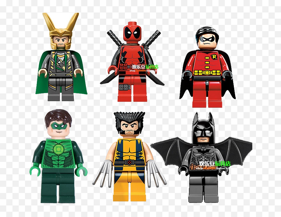 Robin Wolverine Batman Minifigure Lego - Lego Robin Green Lantern Emoji,Green Lantern Emoji