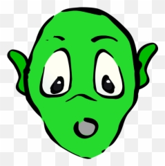 Alien Smiley Blushing Embarassed Emoji - Alien Head,Embarassed Emoji