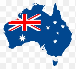 Australia clipart transparent background - Map Transparent Flag Emoji