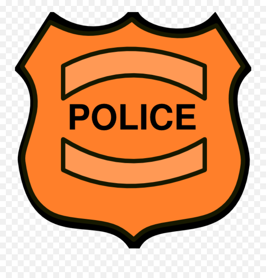 Clipart Police Badge Clipart Police - Dibujo Placa De Policia Emoji,Police Badge Emoji