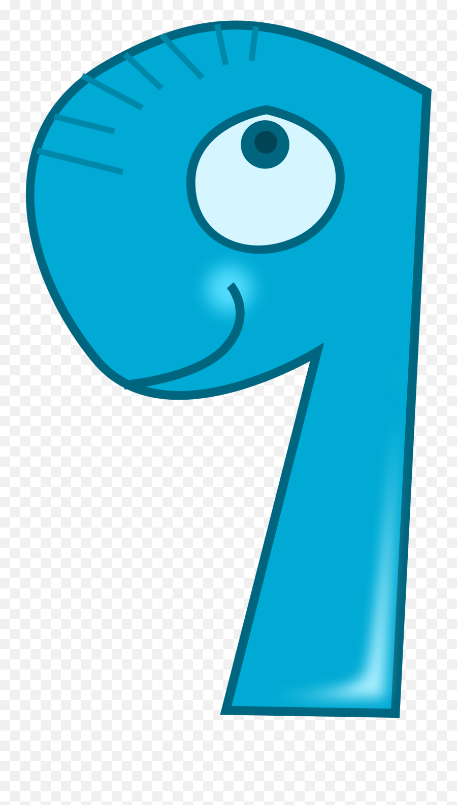 Animal Number 9 Clipart - Number 9 Clipart Emoji,Emoji Nine To Five