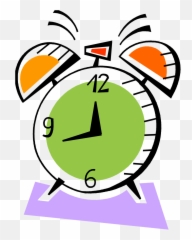 10 Minute Break Clipart - Alarm Clock Emoji,Break A Leg Emoji