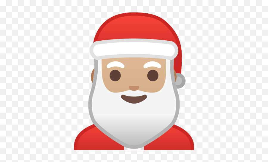 Santa Claus Emoji With Medium - Light Skin Tone Meaning Santa Claus,Snowflake Snowflake Baby Emoji