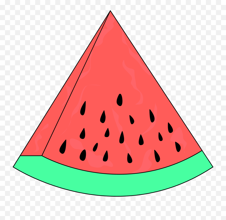 Of Watermelon Clipart - Clip Art Slice Of Watermelon Emoji,Watermelon Emoji