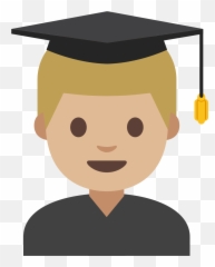 Emoji U1f468 1f3fc 200d 1f393 - Phd