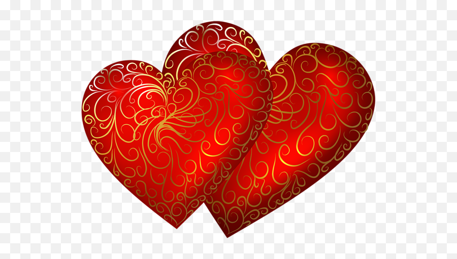 Transparent Hearts Picture - Romantic Transparent Love Png Emoji,Golden Heart Emoji