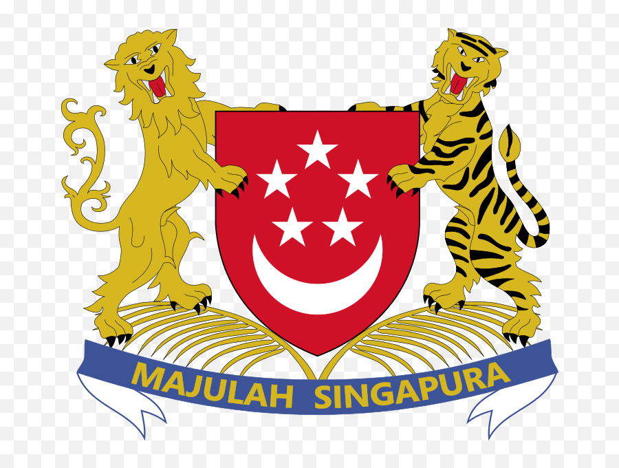 Coat Of Arms Of Singapore - Singapore National Symbol Emoji,Vietnamese Flag Emoji