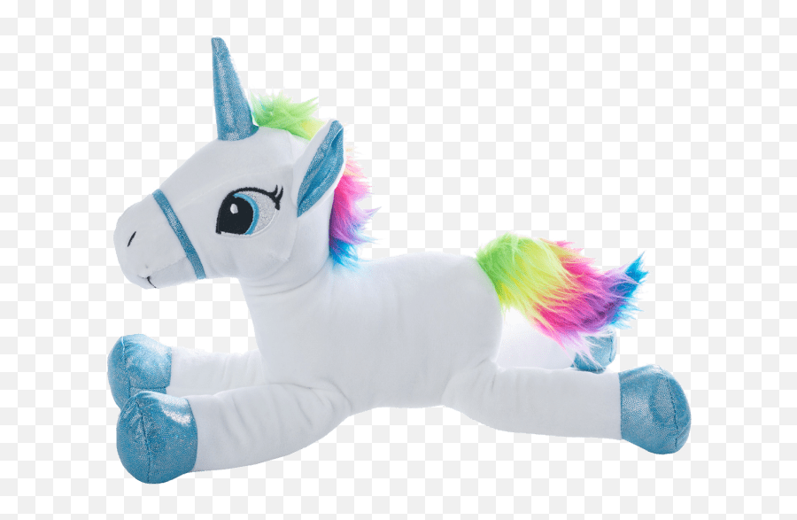 Super Toys Magic Sparkle Unicorn Plushy - Unicorn Emoji,Unicorn Emoji Pillow