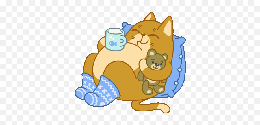 Cat Fatcat Sticker Stickers Snuggle - Teodor Cat Emoji,Snuggle Emoji